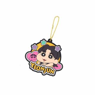 【クレヨンしんちゃん】【B:YEONJUN】TOMORROW X TOGETHER クレヨンしんちゃん ラバーキーホルダー