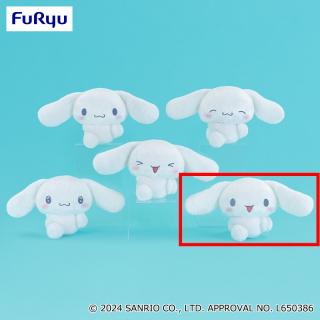 【サンリオ】【E目開け+口開き】シナモロール HUGクリップぬいぐるみ