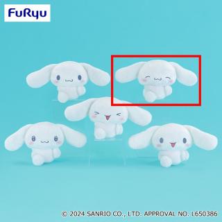 【サンリオ】【Bにっこり+口閉じ】シナモロール HUGクリップぬいぐるみ