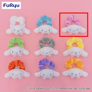 【サンリオ】【Cピンク】シナモロール ぴょこきゅんカラフルシュシュ～パステルカラー～