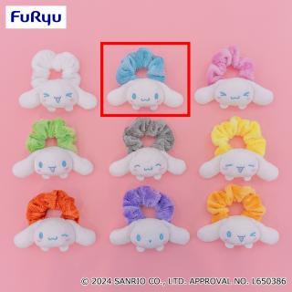 【サンリオ】【Bブルー】シナモロール ぴょこきゅんカラフルシュシュ～パステルカラー～
