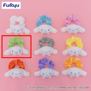 【サンリオ】【Dグリーン】シナモロール ぴょこきゅんカラフルシュシュ～パステルカラー～