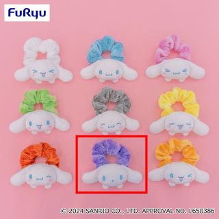 【サンリオ】【Hパープル】シナモロール ぴょこきゅんカラフルシュシュ～パステルカラー～