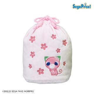 【お茶犬】【Bお茶猫】お茶犬＆お茶猫　[PM]巾着バニティポーチ
