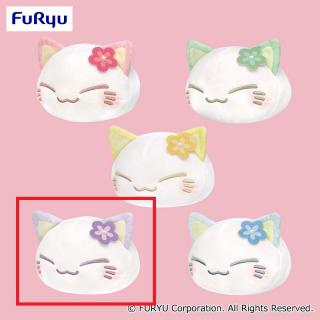 【ねむネコ】【Dパープル】ねむネコ ふんわりカラーぬいぐるみ