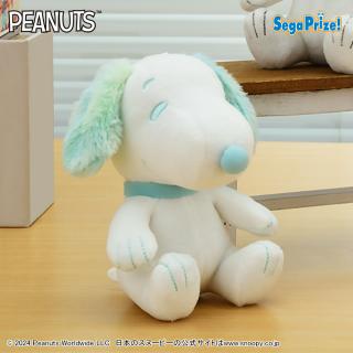 【スヌーピー】【Bグリーン】SNOOPY(TM)　ぬいぐるみ　マーブルカラー