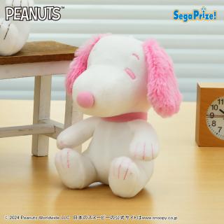 【スヌーピー】【Cピンク】SNOOPY(TM)　ぬいぐるみ　マーブルカラー