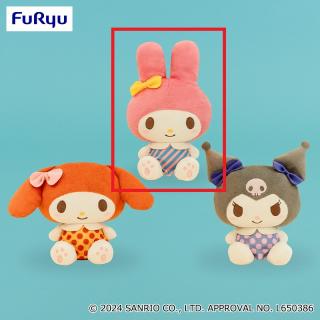 【サンリオ】【Bマイメロディ(ピンク)】マイメロディ・クロミ レトロチックカラーぬいぐるみ