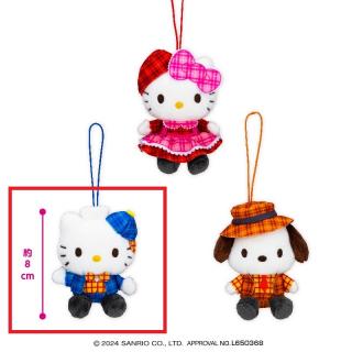 【サンリオ】【Bディアダニエル】サンリオキャラクターズ チェック×チェックマスコット1