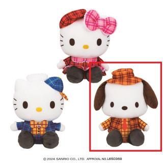 【サンリオ】【Cポチャッコ】サンリオキャラクターズ チェック×チェックドールBIGタイプ1