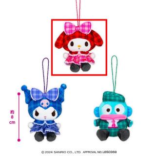 【サンリオ】【Bマイメロディ】サンリオキャラクターズ チェック×チェックマスコット2