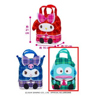 【サンリオ】【Cハンギョドン】サンリオキャラクターズ チェック×チェックふわふわバッグ2