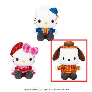 【サンリオ】【Cポチャッコ】サンリオキャラクターズ チェック×チェックドール1