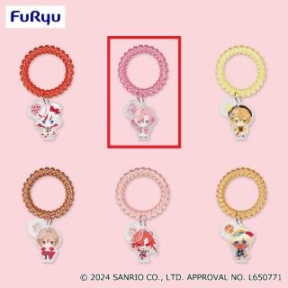 【サンリオ】【Bメロルド】フラガリアメモリーズ チャーム付きスプリングゴム～レッドブーケ～