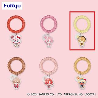 【サンリオ】【Cプルース】フラガリアメモリーズ チャーム付きスプリングゴム～レッドブーケ～