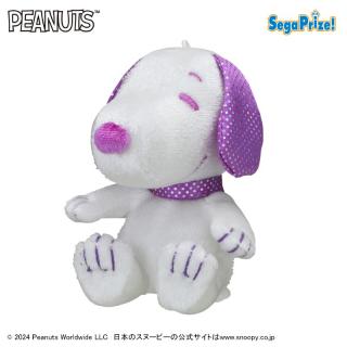 【スヌーピー】【Bパープル】SNOOPY(TM) マスコット キラキラVer.