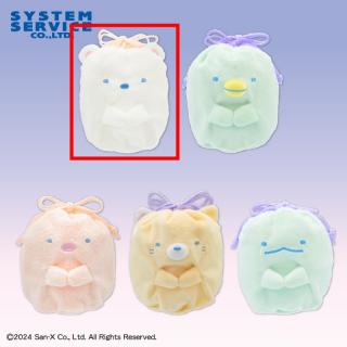 【すみっコぐらし】【Aしろくま】すみっコぐらし おばけのナイトパーク おばけ巾着
