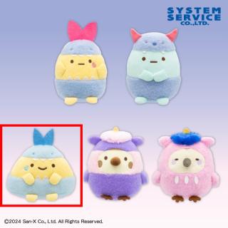 【すみっコぐらし】【Cあじふらいのしっぽ】すみっコぐらし おばけのナイトパーク みにっコモンスターぬいぐるみ