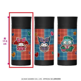 【サンリオ】【Aマイメロディ】サンリオキャラクターズ チェック×チェックステンレスボトル2