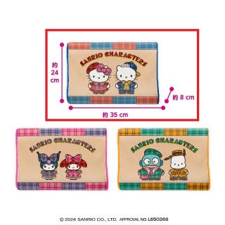 【サンリオ】【Cハローキティ・ディアダニエル】サンリオキャラクターズ チェック×チェック低反発まくら