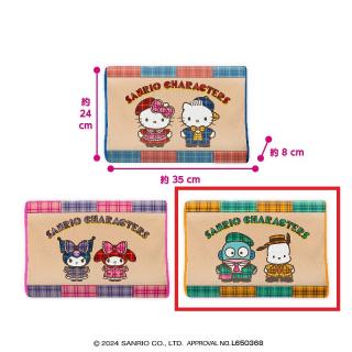 【サンリオ】【Bハンギョドン・ポチャッコ】サンリオキャラクターズ チェック×チェック低反発まくら