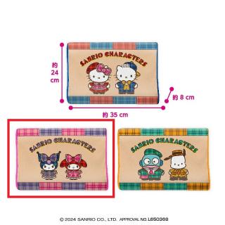 【サンリオ】【Aマイメロディ・クロミ】サンリオキャラクターズ チェック×チェック低反発まくら