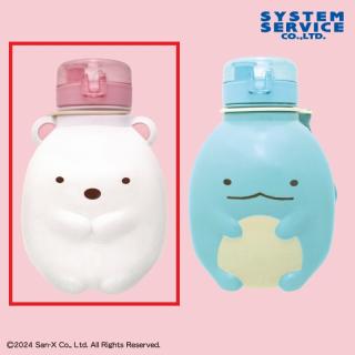 【すみっコぐらし】【Aしろくま】すみっコぐらし キャラ型ウォーターボトル