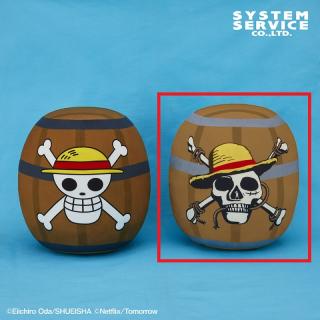 【ワンピース】【Bライトブラウン】Netflixシリーズ｢ONE PIECE｣ 樽型ぬいぐるみXL