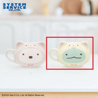【すみっコぐらし】【Bとかげ】すみっコぐらし おうちでくまカフェ フェイス型マグカップ