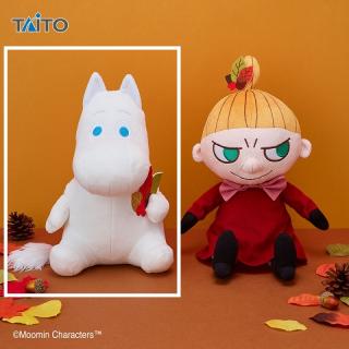 【ムーミン】【Aムーミン】ムーミン 落ち葉でおめかしぬいぐるみ ムーミン＆リトルミイ