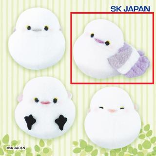 【Bくびかしげ】ふわぽわシマエナガ ぽってりお手玉ぬいぐるみ