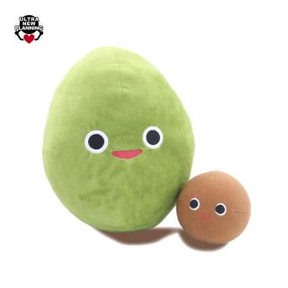 種が落ちるアボカドぬいぐるみ