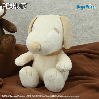 【スヌーピー】【Bカフェラテ】SNOOPY(TM)　Lぬいぐるみ　ラテカラー
