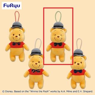 【ディズニー】【B緑チェック蝶ネクタイ】くまのプーさん ブリティッシュマスコット