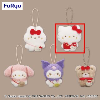 【サンリオ】【Bハローキティ】スタジオハヌル×サンリオキャラクターズ ふわふわマスコット①
