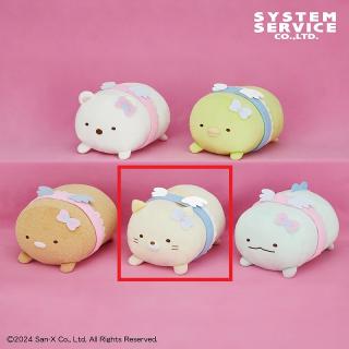 【すみっコぐらし】【Dねこ】すみっコぐらし 天使なえびてん うつぶせぬいぐるみBIG