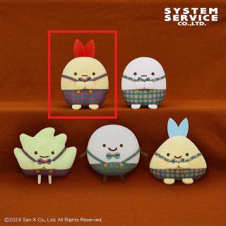 【すみっコぐらし】【Aえびふらいのしっぽ】すみっコぐらし チェック柄ズボンみにっコぬいぐるみ