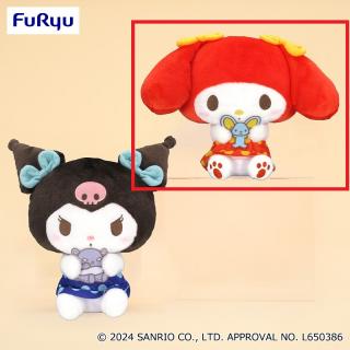 【サンリオ】【Aマイメロディ】マイメロディ・クロミ おともだちだっこレトロBIGぬいぐるみ