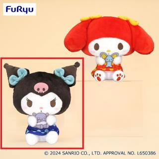 【サンリオ】【Bクロミ】マイメロディ・クロミ おともだちだっこレトロBIGぬいぐるみ