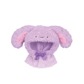 【Eラベンダー】ちびぐるみ×Chibiぬいのでこれーしょん うさぎポンチョ