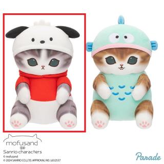 【サンリオ】【Aポチャッコ】mofusand×サンリオキャラクターズ BIGぬいぐるみ①