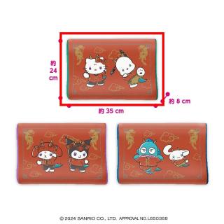 【サンリオ】【Cハローキティ・ポチャッコ】サンリオキャラクターズ カンフードラゴン低反発まくら