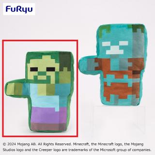 【マインクラフト】【Aゾンビ 】マインクラフト 厚切りBIGクッション