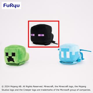 【マインクラフト】【Bエンダーマン】マインクラフト 肩のりぬいぐるみ③