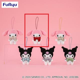 【サンリオ】【Bレッド(マイメロディ)】マイメロディ・クロミ カラフルツイードリボンマスコット