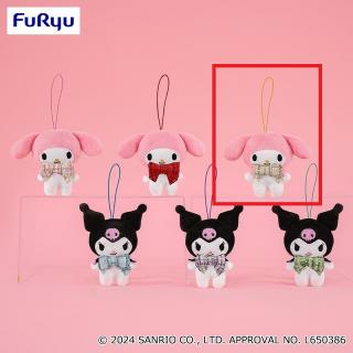 【サンリオ】【Cイエロー(マイメロディ)】マイメロディ・クロミ カラフルツイードリボンマスコット