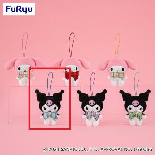【サンリオ】【Dブルー(クロミ)】マイメロディ・クロミ カラフルツイードリボンマスコット