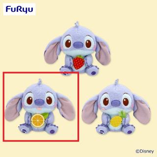 【ディズニー】【Bオレンジ】スティッチ ミルキーボア いろいろフルーツぬいぐるみ