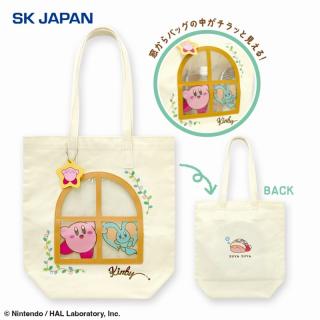 【星のカービィ】星のカービィ 窓付きトートバッグ