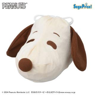 【スヌーピー】【Bブラウン】SNOOPY(TM) [PtZ]ぬいぐるみ巾着